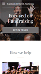 Mobile Screenshot of custombenefitauctions.com